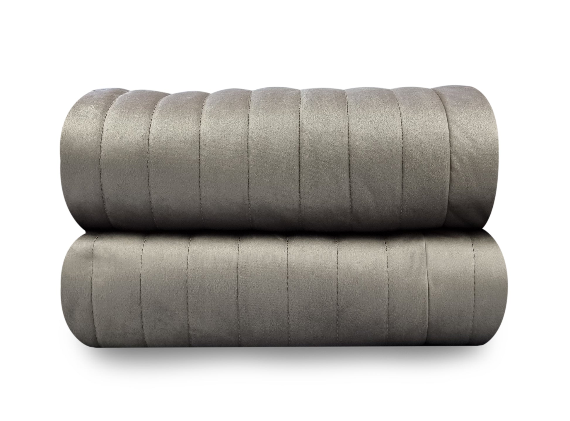 Colcha Plumeira Veludo Matelassada Camurça - Muguet Home